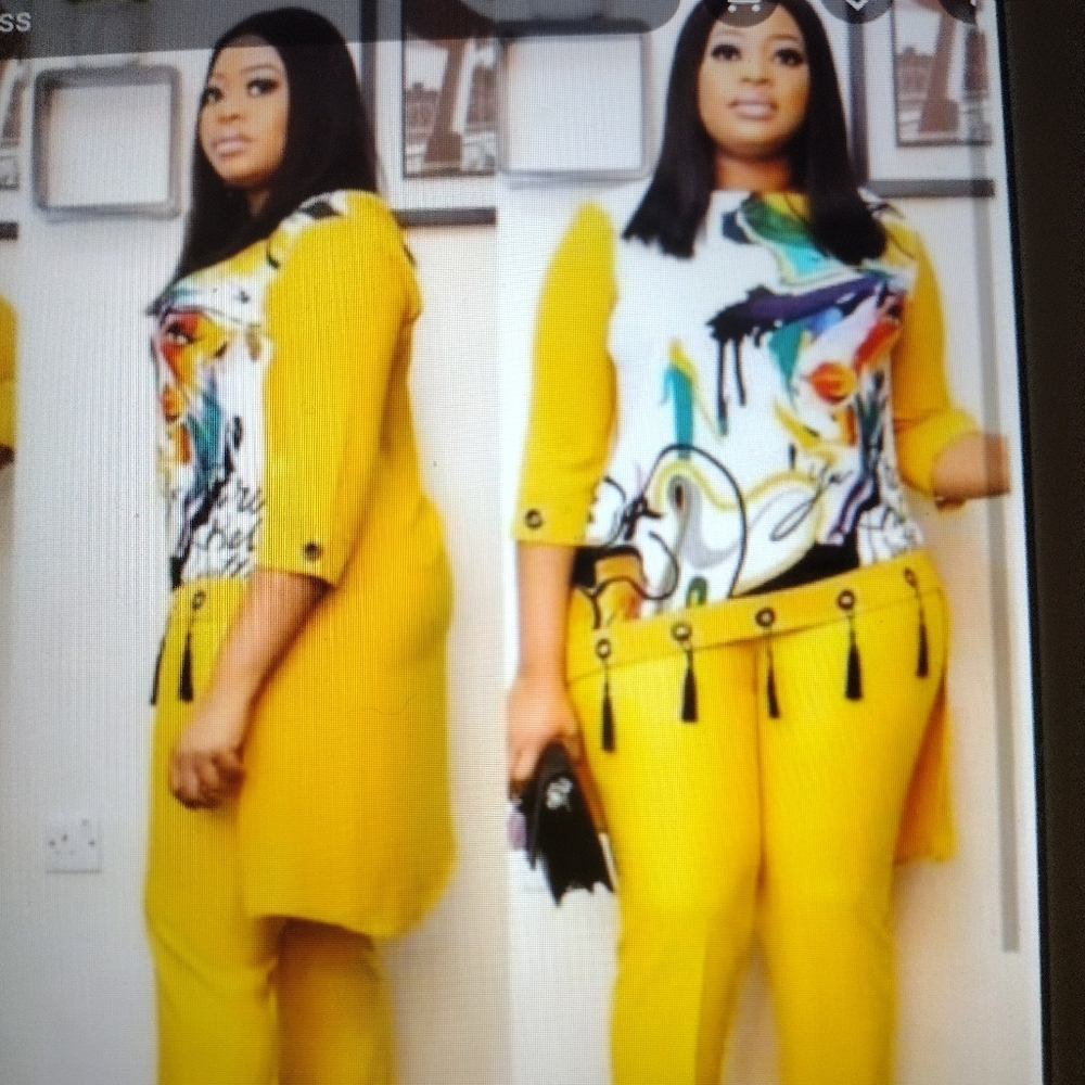 Two piece Dashiki Pants & Blouse
